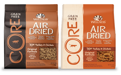 Core air dried cat store food