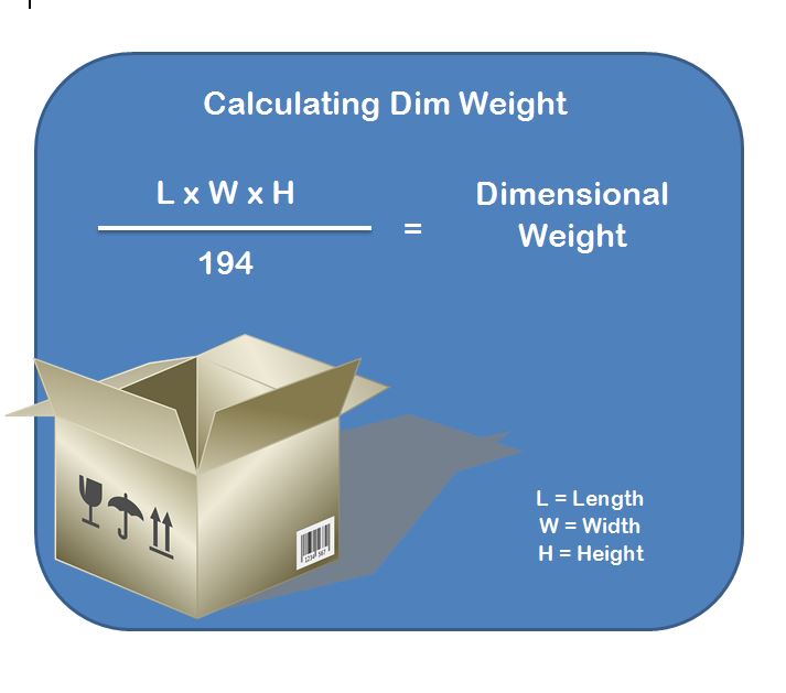Dim Weight Calculation Factory Sale