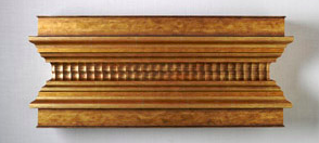 Wood cornice