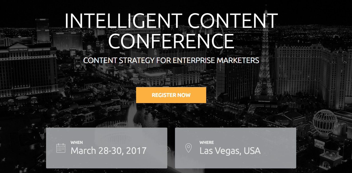 Artificial Intelligence Takes Center Stage at Intelligent Content Conference 2017