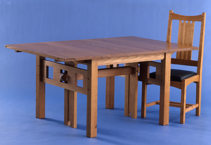 Josef Hoffmann Table Modern Arts And Crafts Furniture Custom Dining Tables Cherry