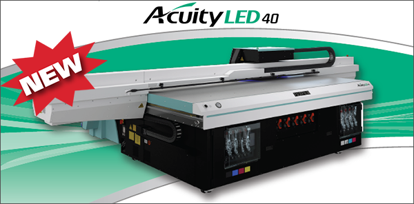 Acuity LED 40 Banner frame w logo