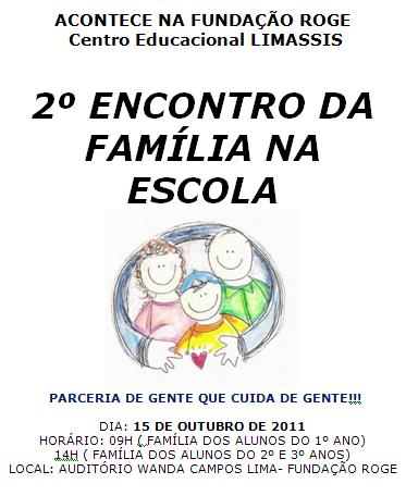 FAMÍLIA X ESCOLA OU FAMÍLIA + ESCOLA. COMO SUA INSTITUIÇÃO ESTÁTRATANDO  ESSE TEMA?