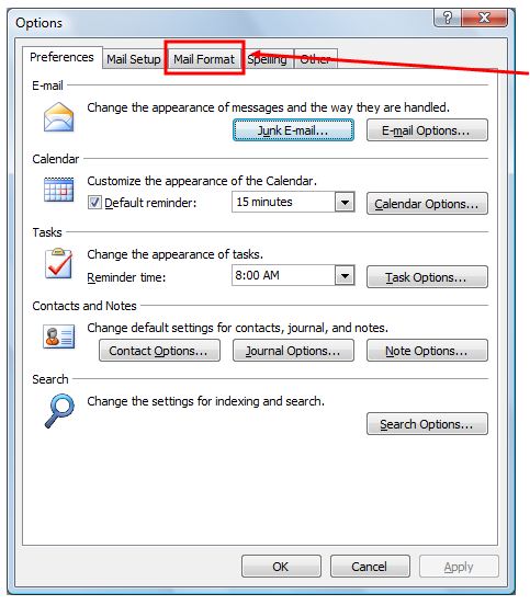 set up email signature in outlook