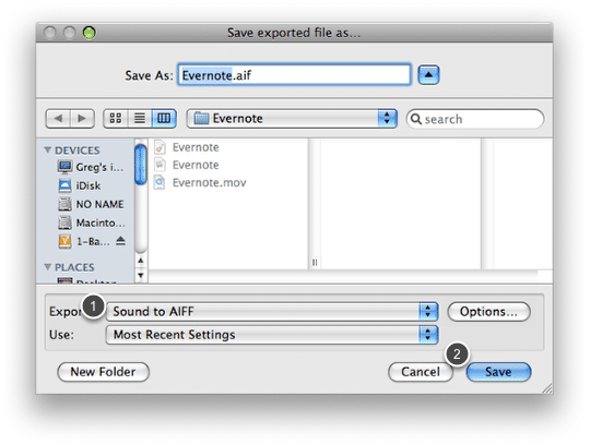screenflow export settings