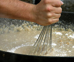 Making Apple Scrapple Pie