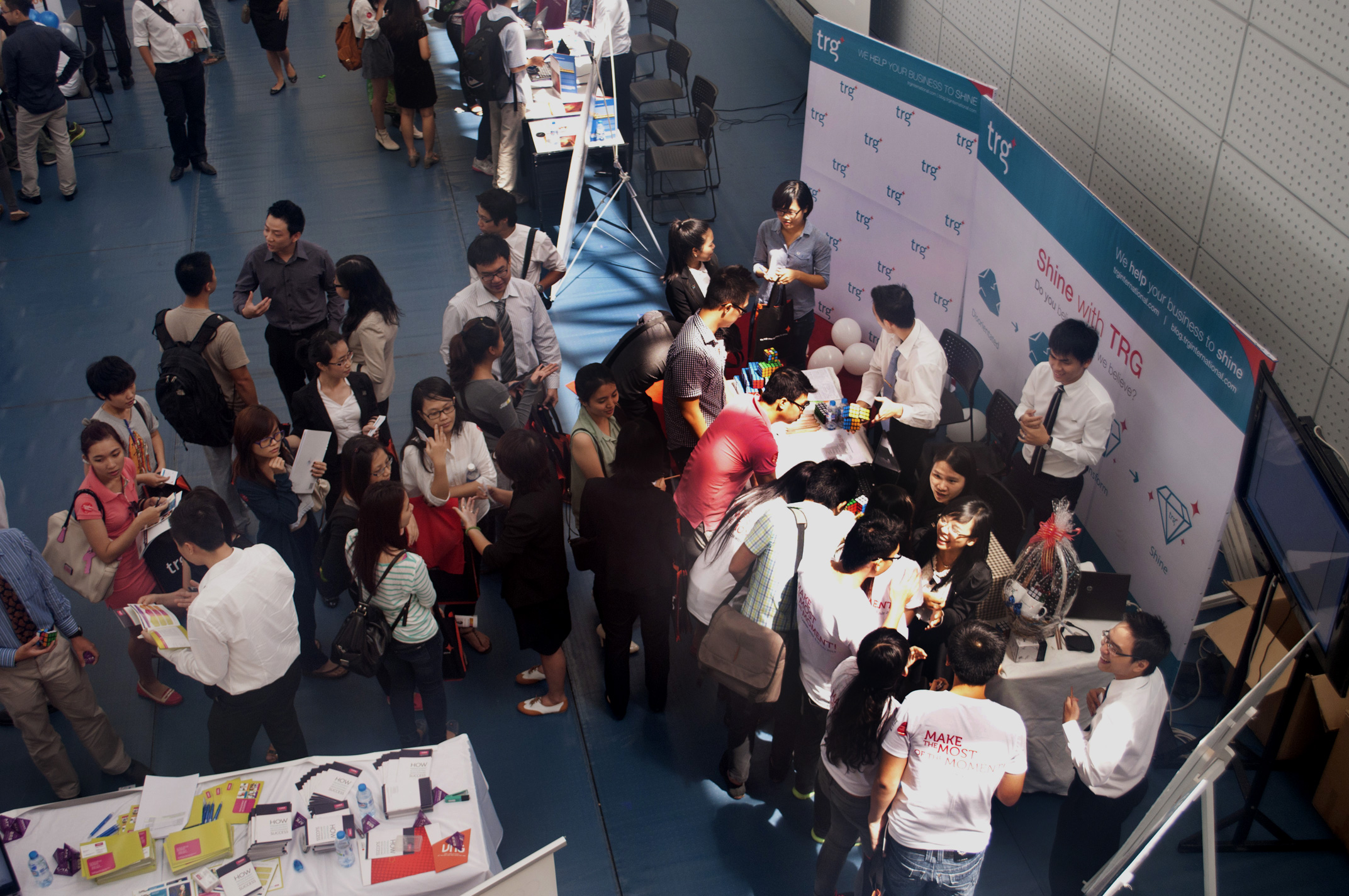 TRG's booth at RMIT Career Week