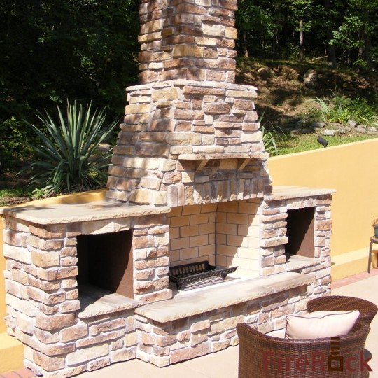 The A B C S Of Outdoor Fireplaces, Pre Engineered Outdoor Fireplace