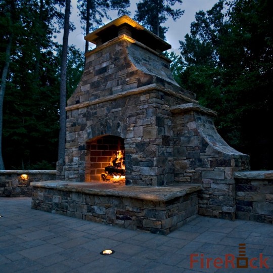 Outdoor Fireplace Plans A Beginner S, Large Outdoor Fireplace