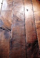 rustic plank floor
