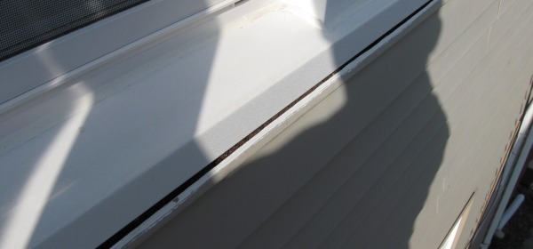 poor window installation trim work