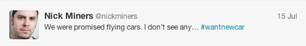 I want a new car
