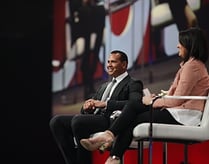 Photo of Alex Rodriguez speaking