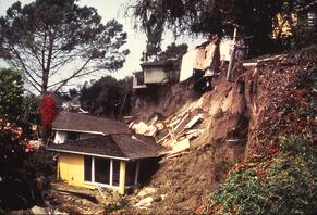 Landslide destroys homes