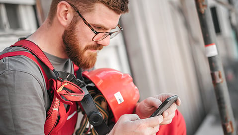Is The Only Way To Connect With Your Technicians Through An App?