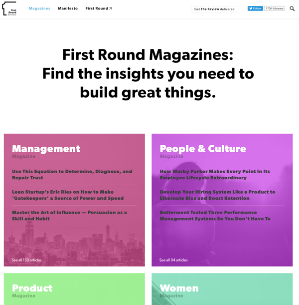 First Round Magazines