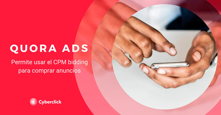 Quora Ads permite usar el CPM bidding para comprar anuncios