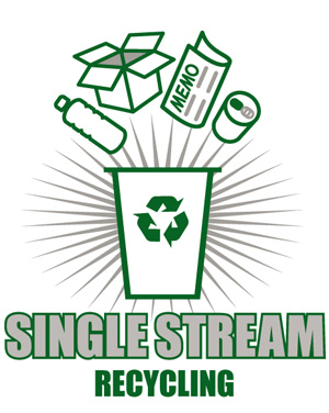 single stream recycling