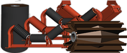 Superior conveyor idlers and pulleys