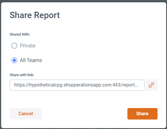 report sharing