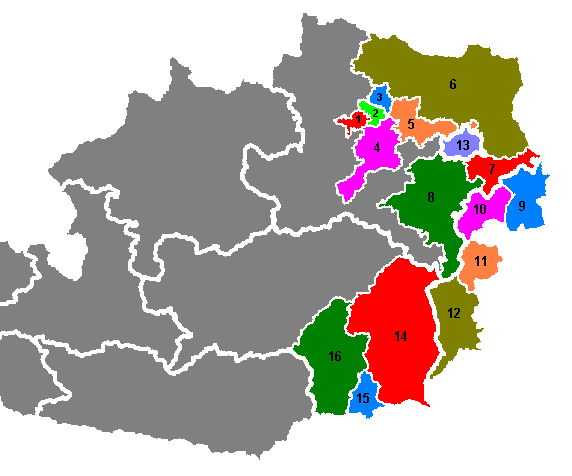 Austrian Wine Map