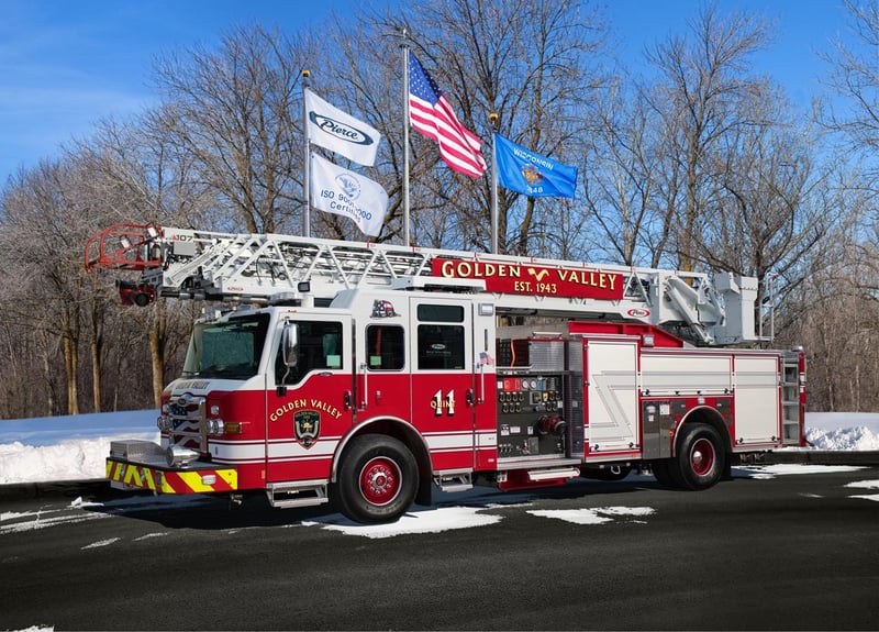 Golden Valley Fire Department - Aerial – Aerial | Pierce | Golden Valley, Minnesota