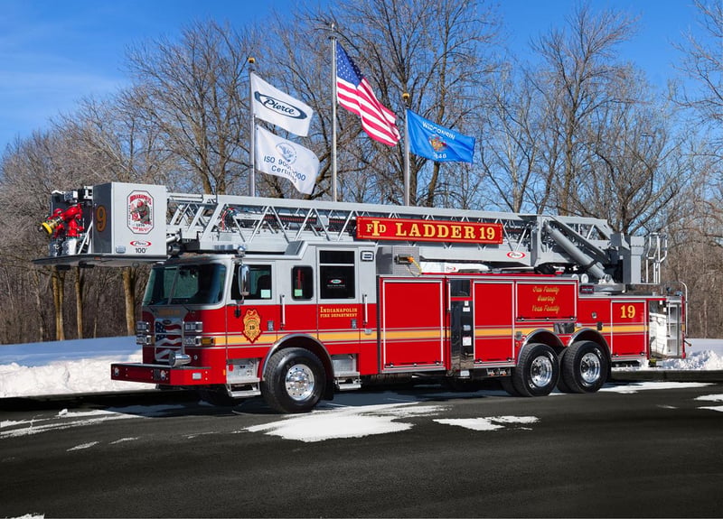Indianapolis Fire Department - Aerial – Aerial | Pierce | Indianapolis, Indiana