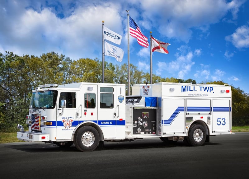 Mill Township Volunteer Fire Department - Pumper – Pumper | Pierce | Gas City, Indiana