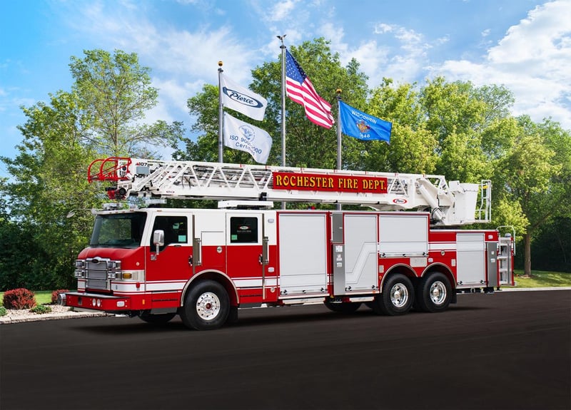 Rochester Fire Department - Aerial – Aerial | Pierce | Rochester, Minnesota