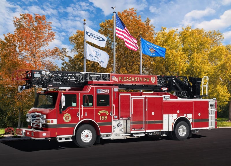 Pleasantview Fire Protection District - Aerial – Aerial | Pierce | LaGrange Highlands, Illinois