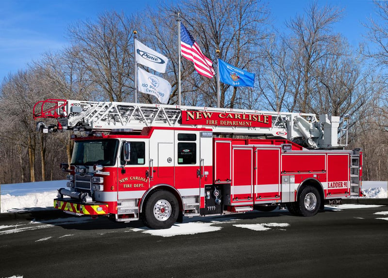 New Carlisle Fire Department - Aerial – Aerial | Pierce | New Carlisle, Indiana