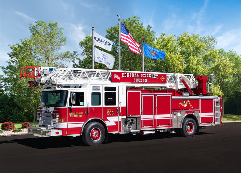 Central Stickney Fire Protection District - Aerial – Aerial | Pierce | Stickney Township, Illinois