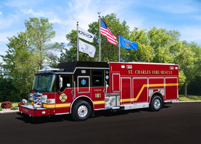St. Charles Fire Department - Pumper – Pumper | Pierce | St Charles, Illinois
