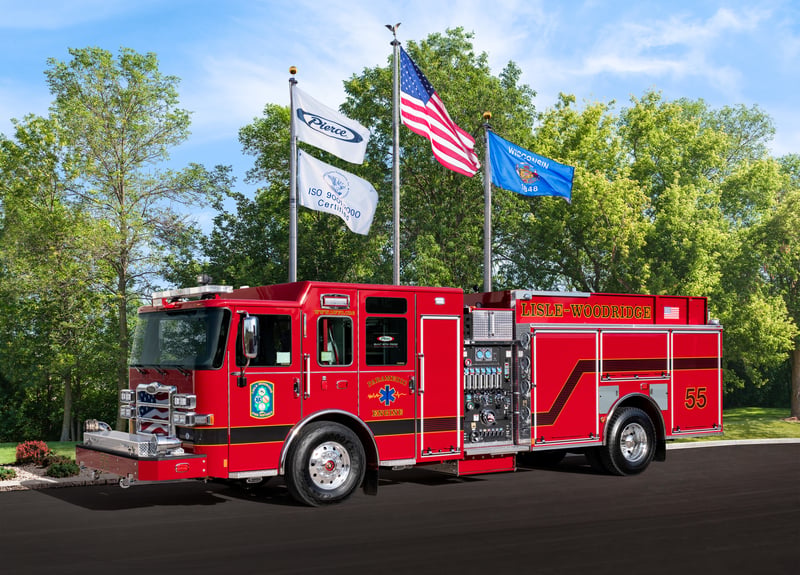 Lisle-Woodridge Fire District - Pumper – Pumper | Pierce | Lisle, Illinois