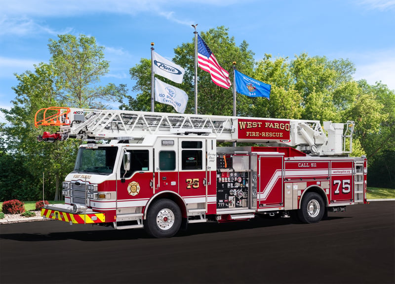 West Fargo Fire Department - Aerial – Aerial | Pierce | West Fargo, North Dakota