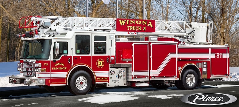 Winona Fire Department - Aerial – Aerial | Pierce | Winona, Minnesota