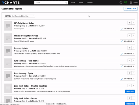 add charts to email reports
