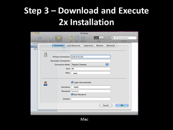 Access, Experience, & Display Options for 2x Set-up for a Mac