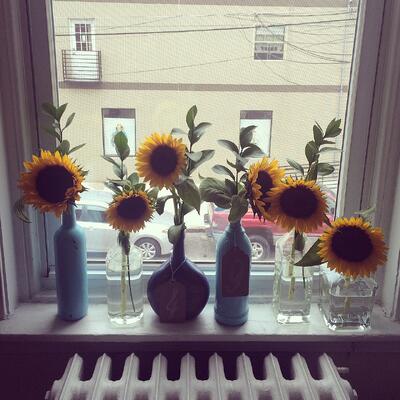 Sunflowers, portable gardening, garden trends