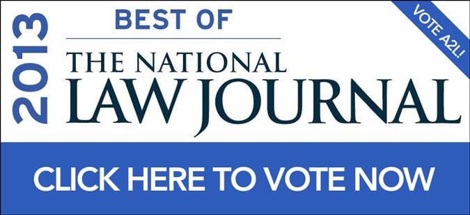 Best of the National Law Journal 2013 - Vote A2L Consulting!