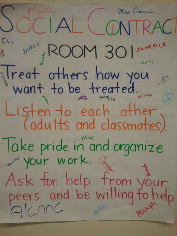 classroom contract
