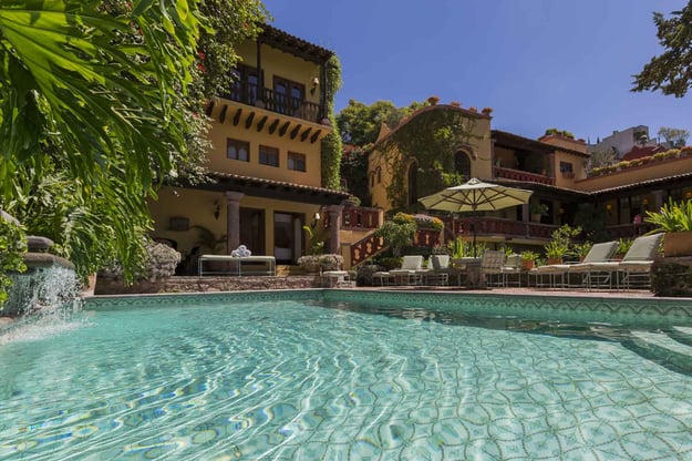 <b>Guanajuato, Mexico</b><br/><i>8 Bedrooms, 9,278 sq. ft.</i><br/>Hacienda-like estate within the walls of its own park <b>Guanajuato, Mexico</b><br/><i>8 Bedrooms, 9,278 sq. ft.</i><br/>Hacienda-like estate within the walls of its own park