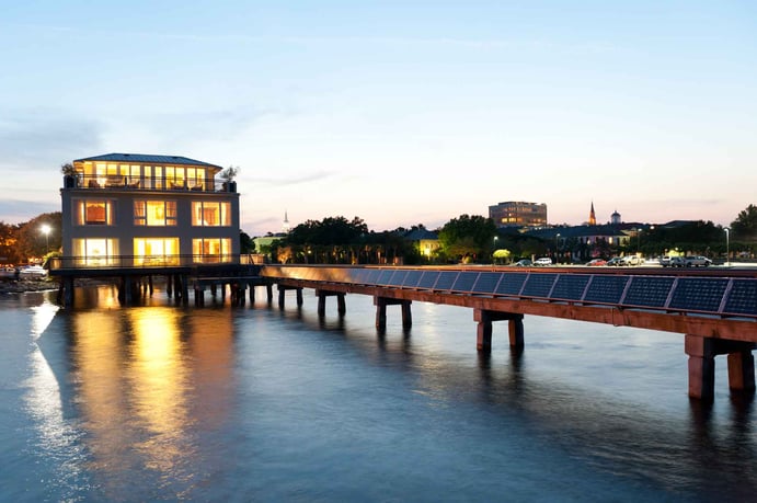 The Charleston Harbor Estate is the only private residence in downtown Charleston with its own boat dock. Wraparound decks facing the ocean are the ultimate venue to view the stars and indeed the total solar eclipse: Charleston, South Carolina, is the biggest city within the path of totality and the last to witness the awe-inspiring sight of day turned into night! The Charleston Harbor Estate is the only private residence in downtown Charleston with its own boat dock. Wraparound decks facing the ocean are the ultimate venue to view the stars and indeed the total solar eclipse: Charleston, South Carolina, is the biggest city within the path of totality and the last to witness the awe-inspiring sight of day turned into night!