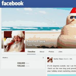 Santa Facebook page2