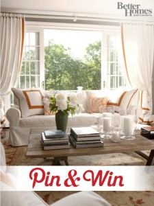 Better Homes and Gardens Pin and Win Contest