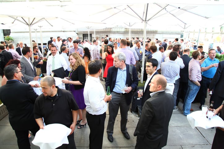 The Crowd at Our Bryant Park Happy Hour