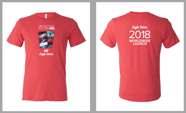 2018 Style Skins T-Shirt front & back