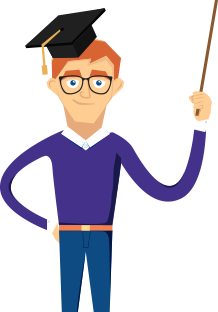 Training cartoon character Training cartoon character