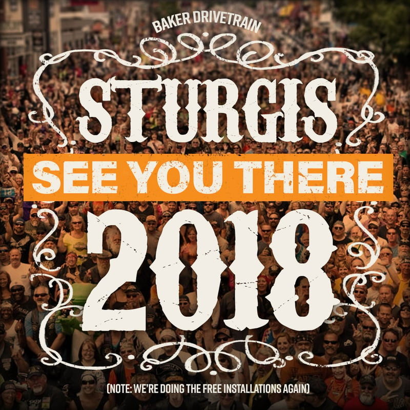 Sturgis 2018. We'll see you there.