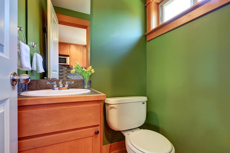 Tastefully Incorporate Green into Your Powder Room Design with These Tips Tastefully Incorporate Green into Your Powder Room Design with These Tips